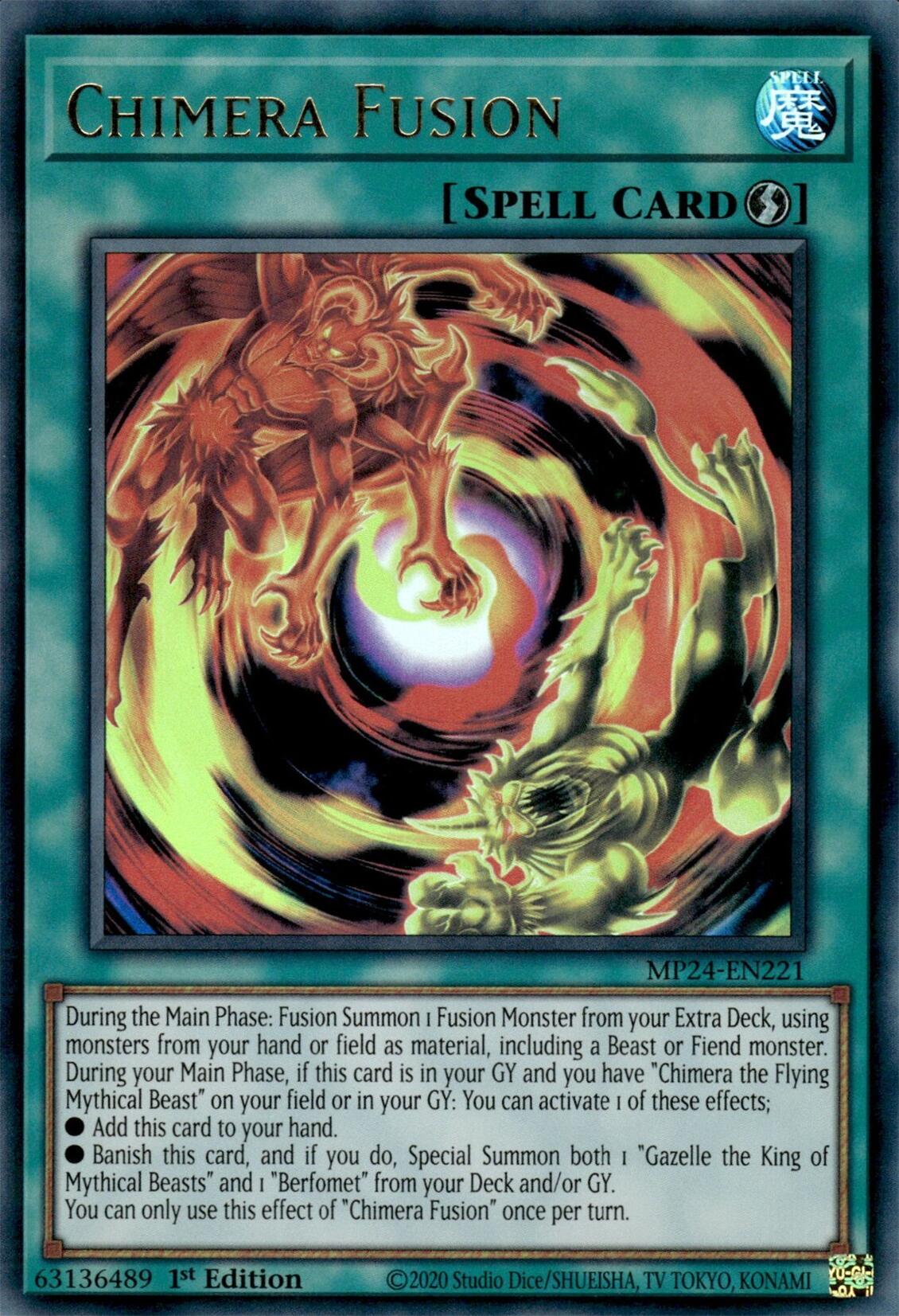 Chimera Fusion [MP24-EN221] Ultra Rare | Exor Games Truro