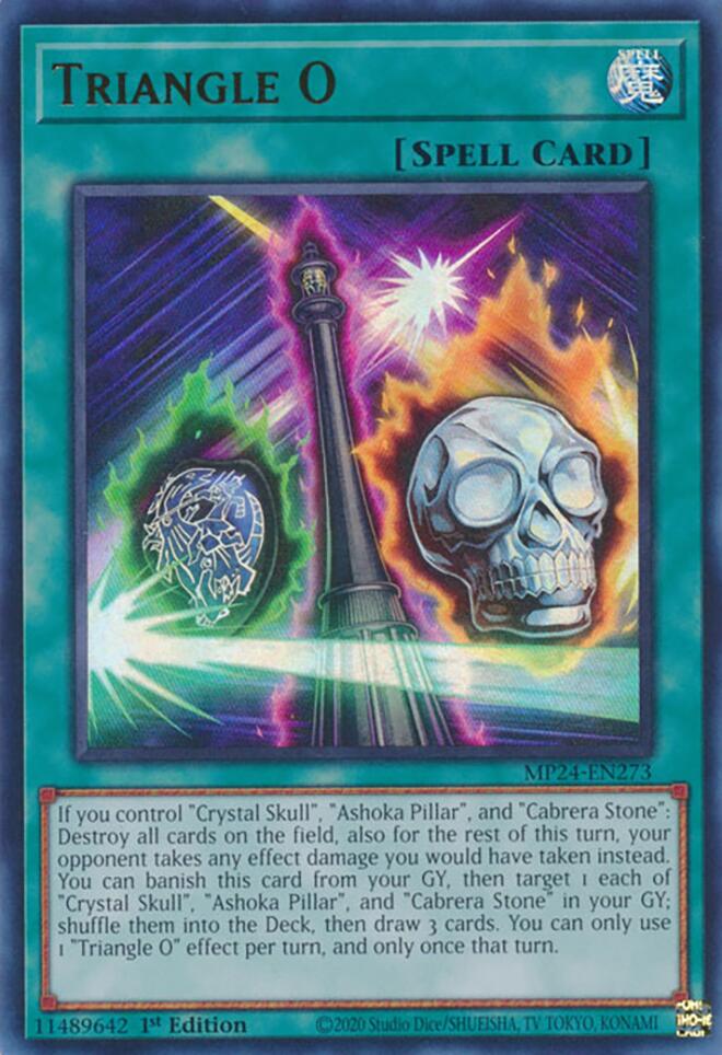 Triangle O [MP24-EN273] Ultra Rare | Exor Games Truro