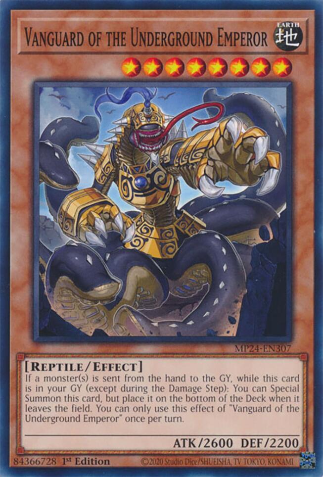 Vanguard of the Underground Emperor [MP24-EN307] Common | Exor Games Truro