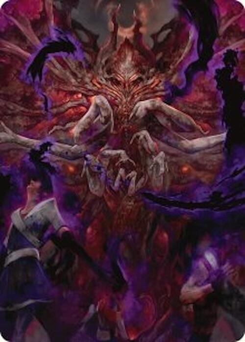 Damnation Art Card [Duskmourn: House of Horror Art Series] | Exor Games Truro