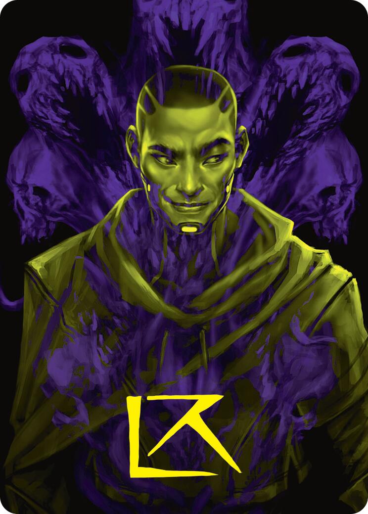 Kaito, Bane of Nightmares Art Card (Gold-Stamped Signature) [Duskmourn: House of Horror Art Series] | Exor Games Truro