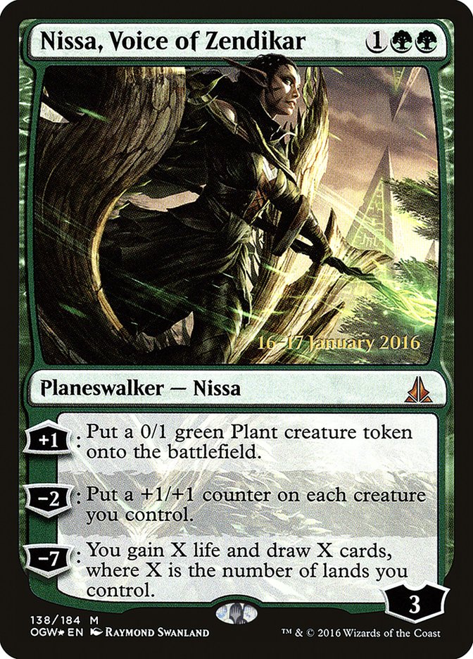 Nissa, Voice of Zendikar [Oath of the Gatewatch Prerelease Promos] | Exor Games Truro