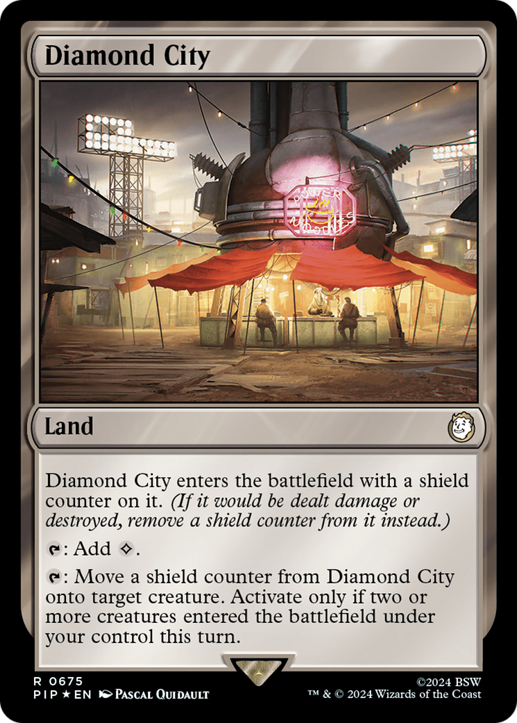 Diamond City (Surge Foil) [Fallout] | Exor Games Truro