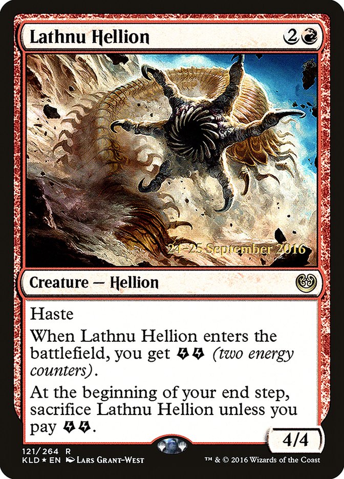 Lathnu Hellion [Kaladesh Prerelease Promos] | Exor Games Truro