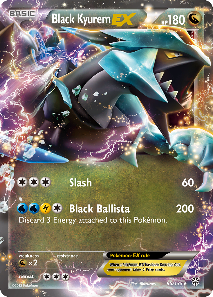 Black Kyurem EX (95/135) [Black & White: Plasma Storm] | Exor Games Truro