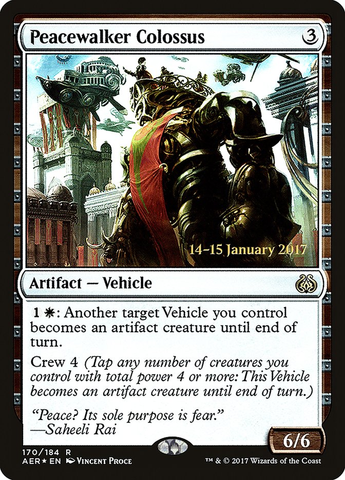Peacewalker Colossus [Aether Revolt Prerelease Promos] | Exor Games Truro