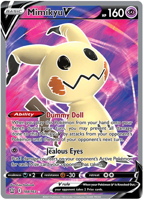 Mimikyu V (148/163) [Sword & Shield: Battle Styles] | Exor Games Truro