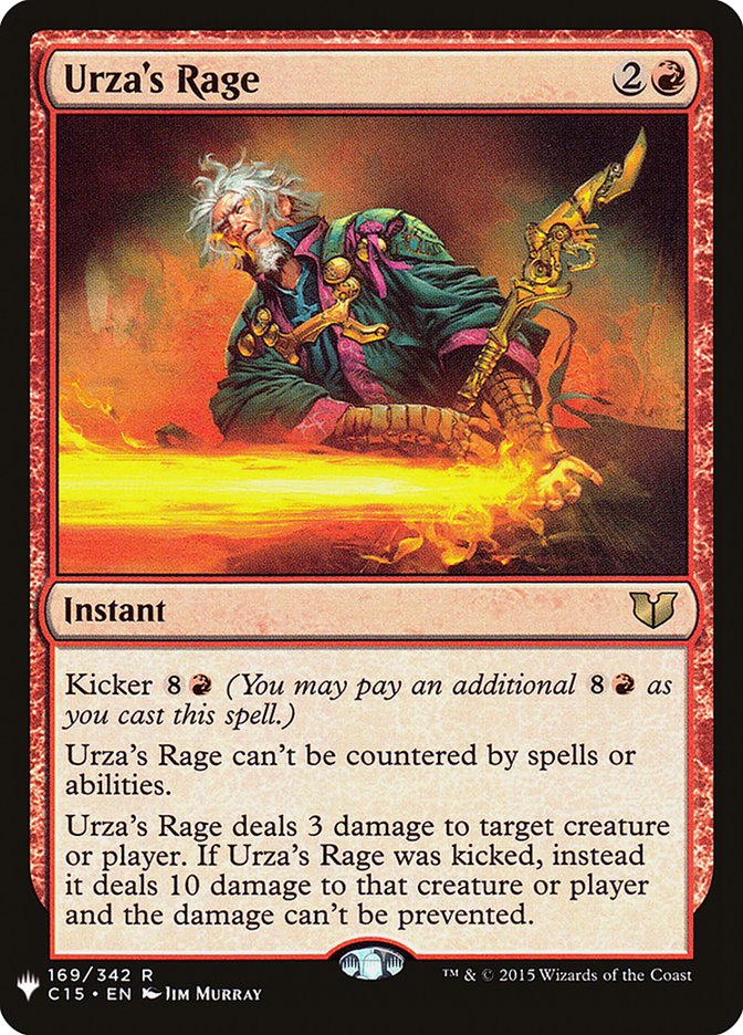 Urza's Rage [The List] | Exor Games Truro