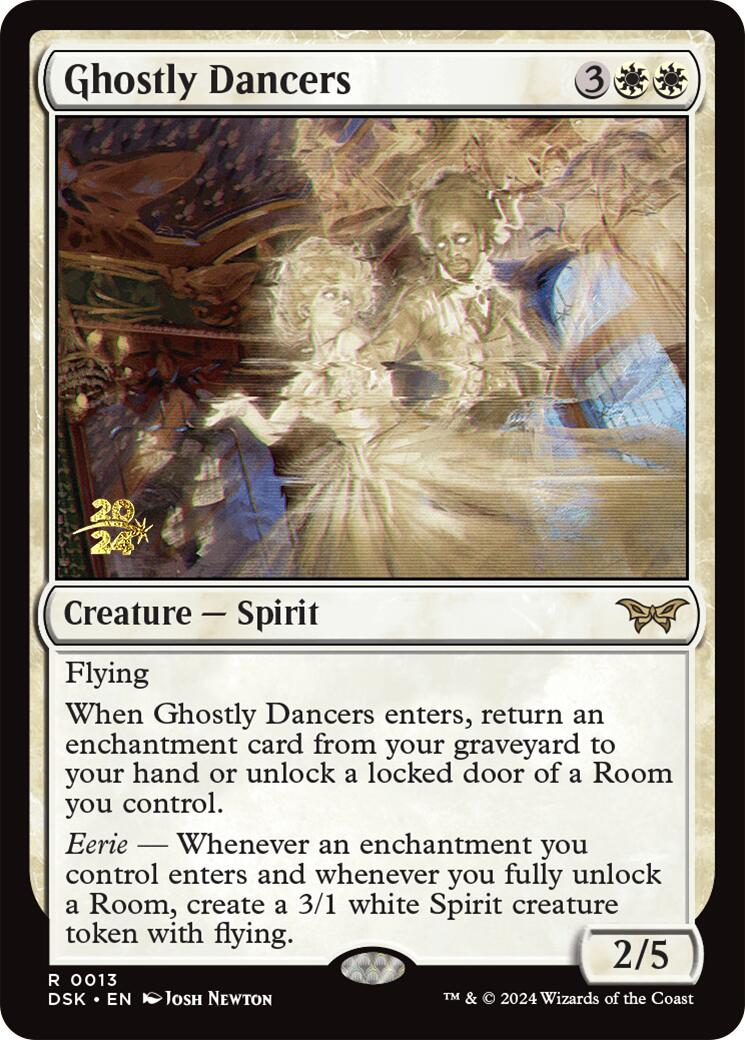 Ghostly Dancers [Duskmourn: House of Horror Prerelease Promos] | Exor Games Truro