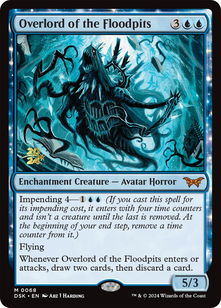 Overlord of the Floodpits [Duskmourn: House of Horror Prerelease Promos] | Exor Games Truro