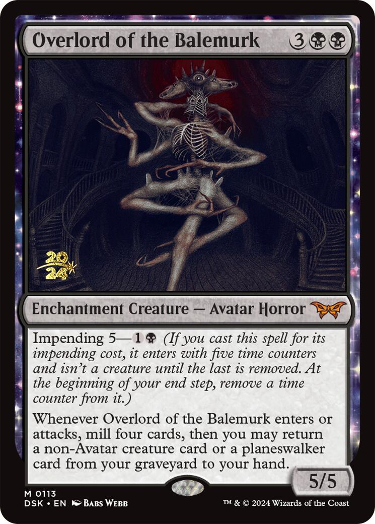 Overlord of the Balemurk [Duskmourn: House of Horror Prerelease Promos] | Exor Games Truro