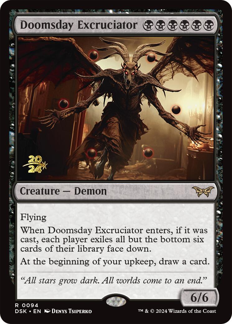 Doomsday Excruciator [Duskmourn: House of Horror Prerelease Promos] | Exor Games Truro