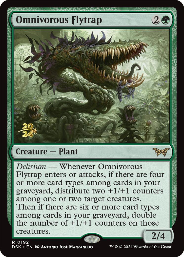 Omnivorous Flytrap [Duskmourn: House of Horror Prerelease Promos] | Exor Games Truro