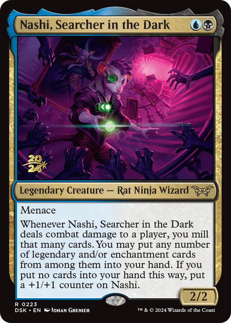 Nashi, Searcher in the Dark [Duskmourn: House of Horror Prerelease Promos] | Exor Games Truro