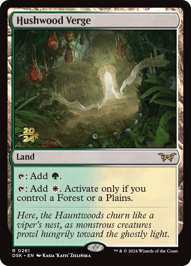 Hushwood Verge [Duskmourn: House of Horror Prerelease Promos] | Exor Games Truro