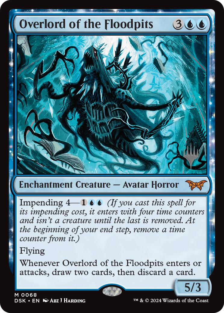 Overlord of the Floodpits [Duskmourn: House of Horror Promos] | Exor Games Truro