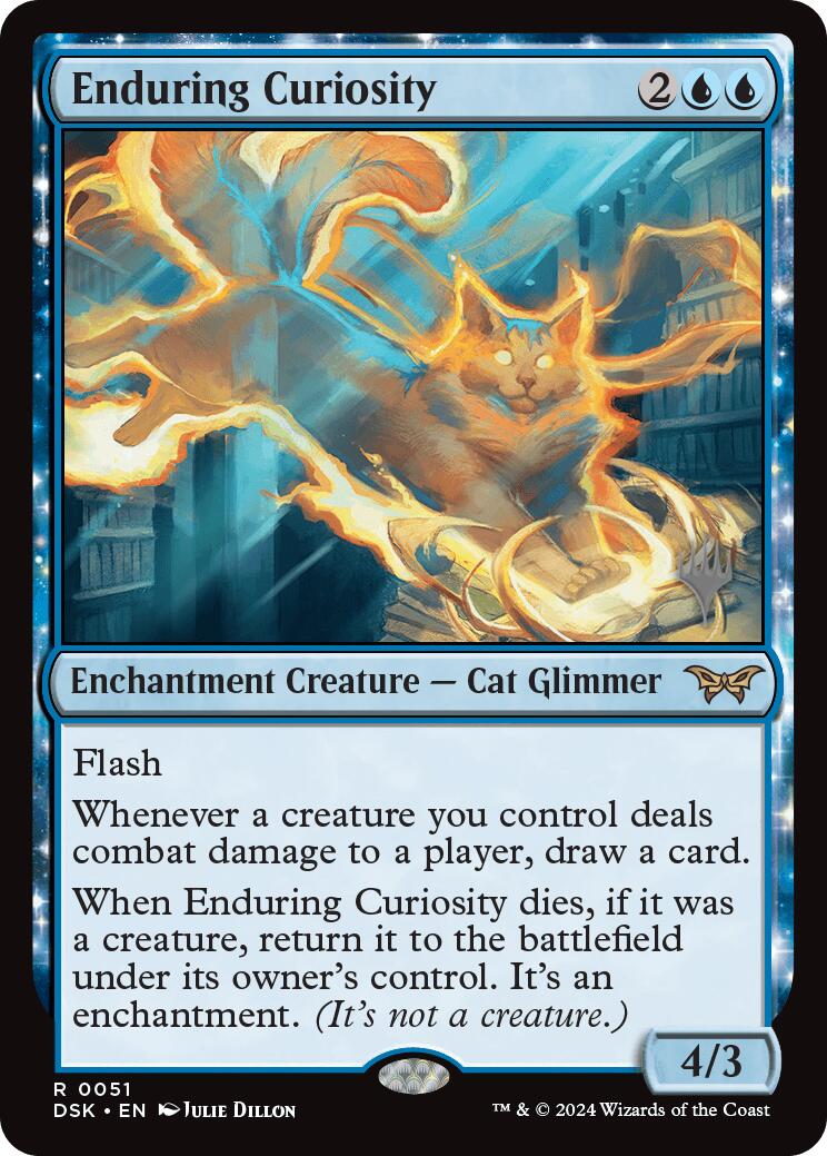 Enduring Curiosity (Promo Pack) [Duskmourn: House of Horror Promos] | Exor Games Truro