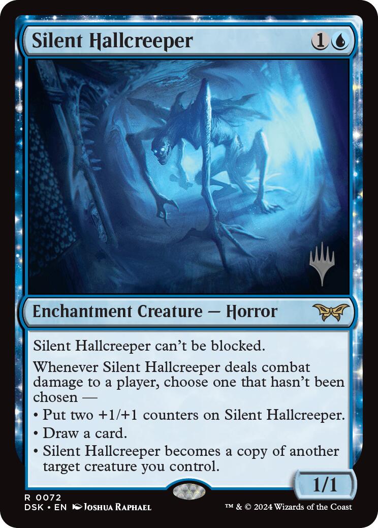 Silent Hallcreeper [Duskmourn: House of Horror Promos] | Exor Games Truro