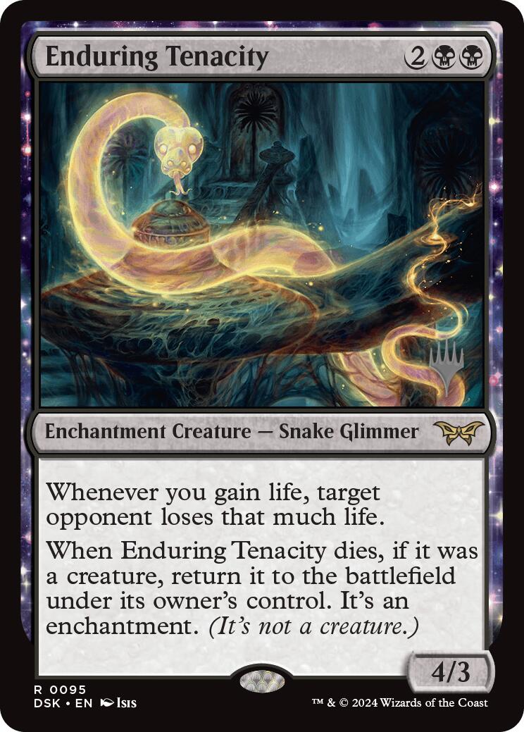 Enduring Tenacity (Promo Pack) [Duskmourn: House of Horror Promos] | Exor Games Truro