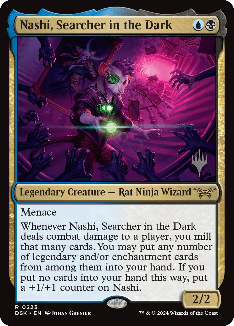 Nashi, Searcher in the Dark [Duskmourn: House of Horror Promos] | Exor Games Truro