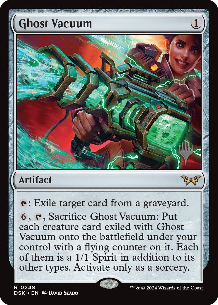 Ghost Vacuum (Promo Pack) [Duskmourn: House of Horror Promos] | Exor Games Truro
