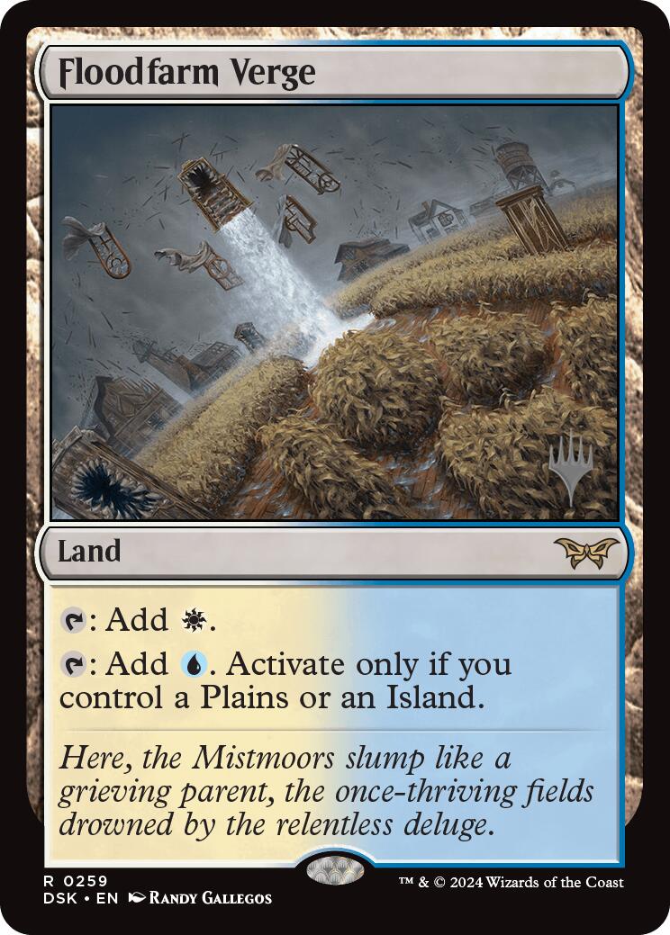 Floodfarm Verge (Promo Pack) [Duskmourn: House of Horror Promos] | Exor Games Truro