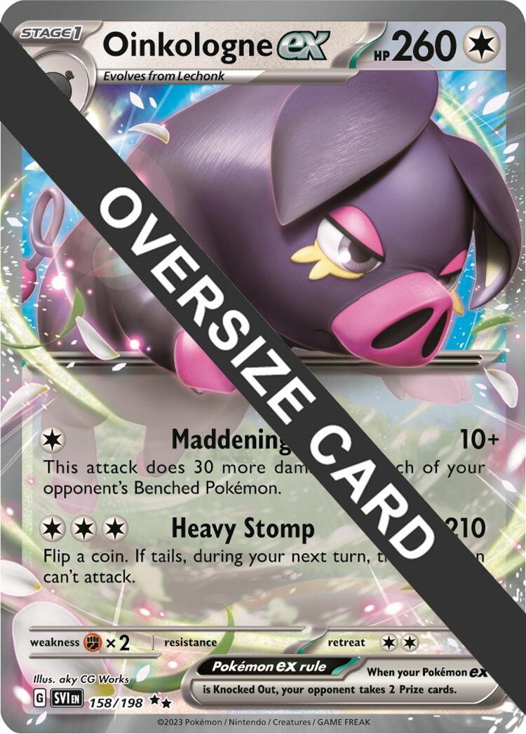 Oinkologne ex (158/198) (Jumbo Card) [Scarlet & Violet: Black Star Promos] | Exor Games Truro