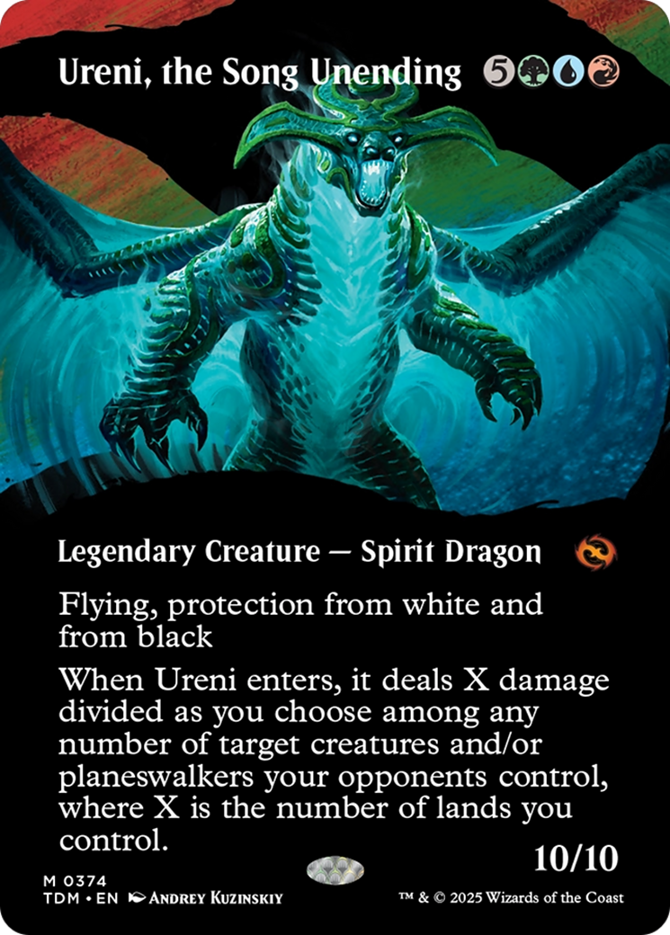Ureni, the Song Unending (Borderless) [Tarkir: Dragonstorm] | Exor Games Truro