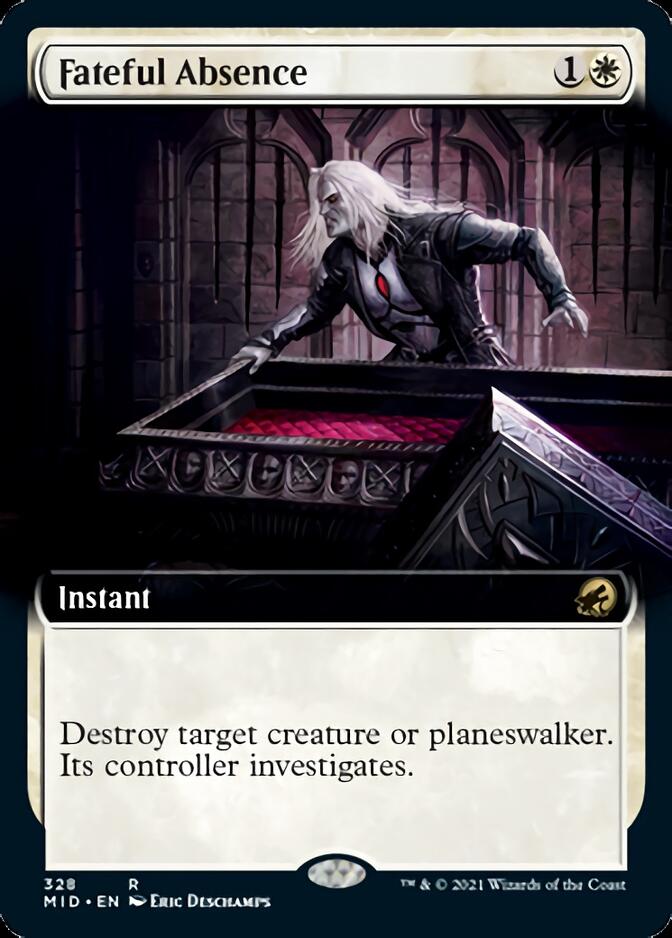 Fateful Absence (Extended Art) [Innistrad: Midnight Hunt] | Exor Games Truro