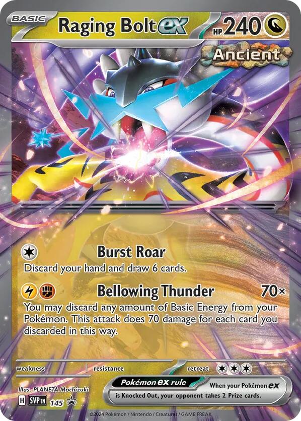 Raging Bolt ex (145) [SV: Scarlet & Violet Promo Cards] | Exor Games Truro