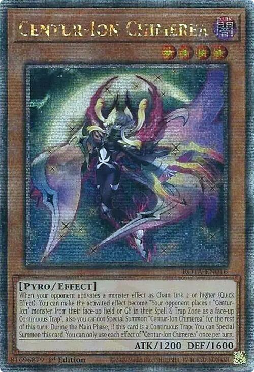 Centur-Ion Chimerea (Quarter Century Secret Rare) [ROTA-EN016] Quarter Century Secret Rare | Exor Games Truro