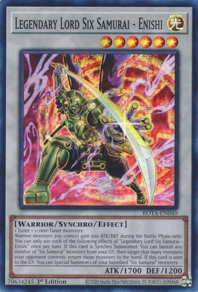 Legendary Lord Six Samurai - Enishi [ROTA-EN040] Super Rare | Exor Games Truro