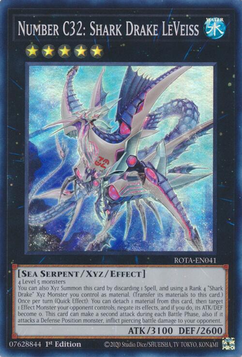 Number C32: Shark Drake LeVeiss [ROTA-EN041] Super Rare | Exor Games Truro