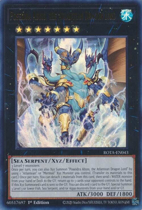 Poseidra Abyss, the Atlantean Dragon Lord [ROTA-EN043] Ultra Rare | Exor Games Truro