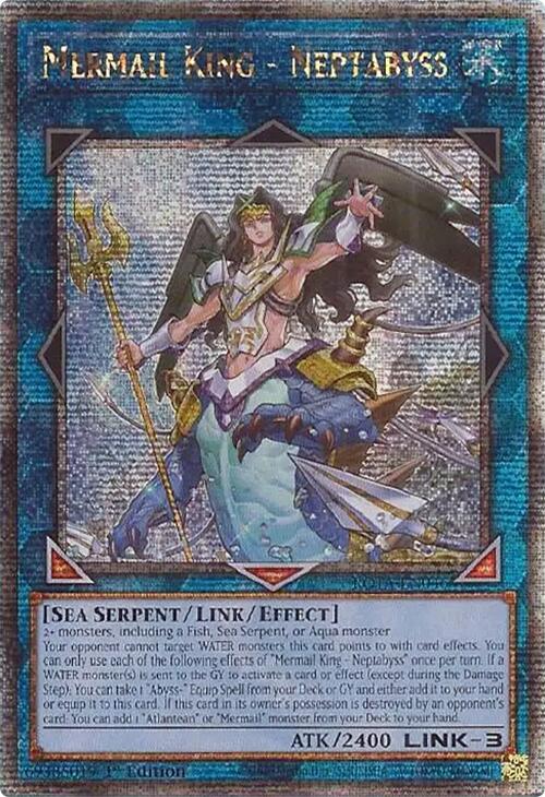 Mermail King - Neptabyss (Quarter Century Secret Rare) [ROTA-EN046] Quarter Century Secret Rare | Exor Games Truro