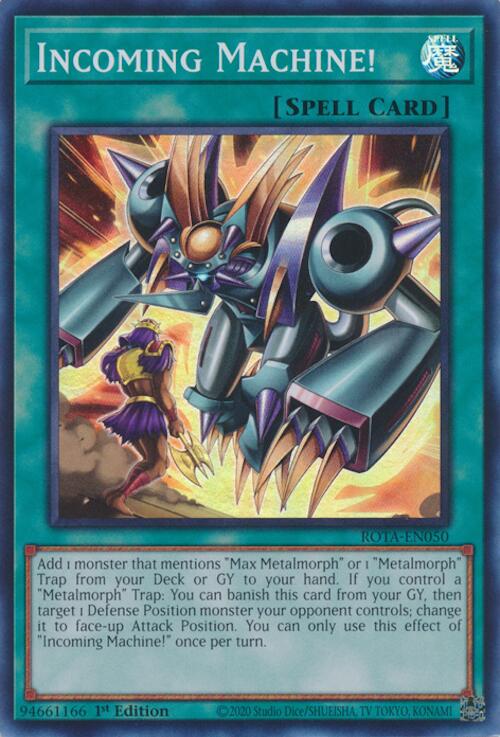 Incoming Machine! [ROTA-EN050] Super Rare | Exor Games Truro