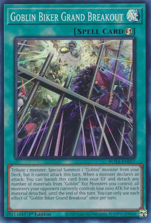 Goblin Biker Grand Breakout [ROTA-EN057] Super Rare | Exor Games Truro