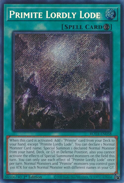 Primite Lordly Lode [ROTA-EN058] Secret Rare | Exor Games Truro