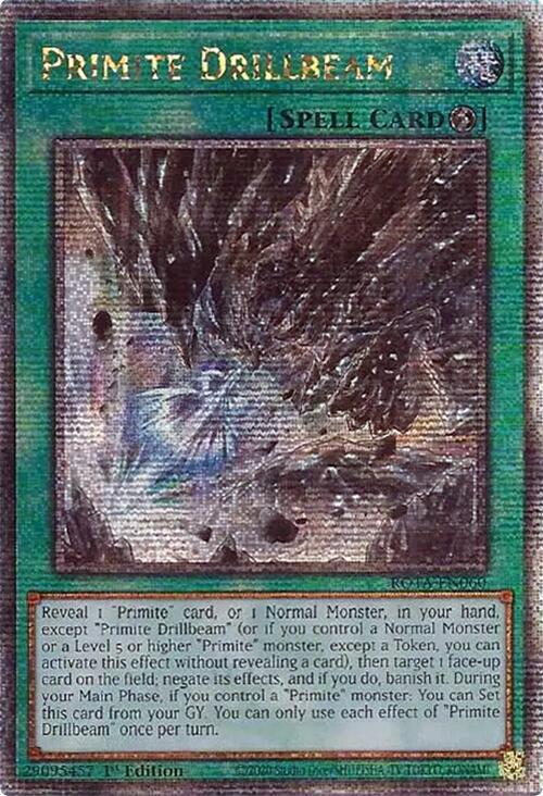 Primite Drillbeam (Quarter Century Secret Rare) [ROTA-EN060] Quarter Century Secret Rare | Exor Games Truro