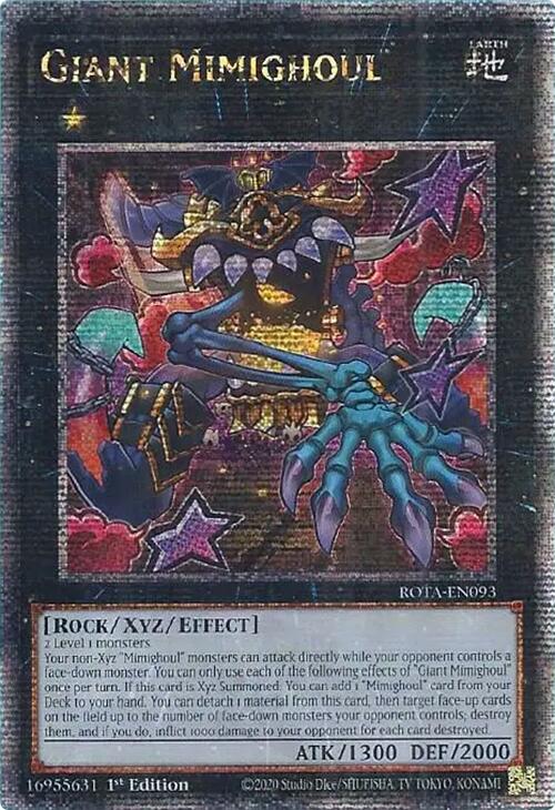 Giant Mimighoul (Quarter Century Secret Rare) [ROTA-EN093] Quarter Century Secret Rare | Exor Games Truro