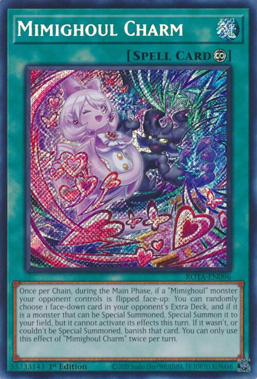 Mimighoul Charm [ROTA-EN096] Secret Rare | Exor Games Truro