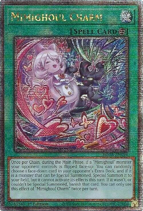 Mimighoul Charm (Quarter Century Secret Rare) [ROTA-EN096] Quarter Century Secret Rare | Exor Games Truro