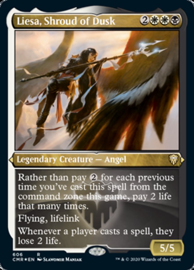 Liesa, Shroud of Dusk (Etched) [Commander Legends] | Exor Games Truro