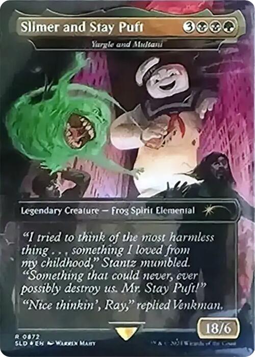 Slimer and Stay Puft - Yargle and Multani (Rainbow Foil) [Secret Lair Drop Series] | Exor Games Truro