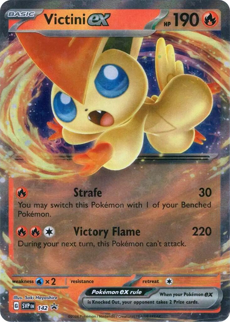 Victini ex (SVP142) [Scarlet & Violet: Black Star Promos] | Exor Games Truro