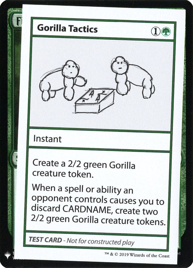 Gorilla Tactics [Mystery Booster Playtest Cards] | Exor Games Truro