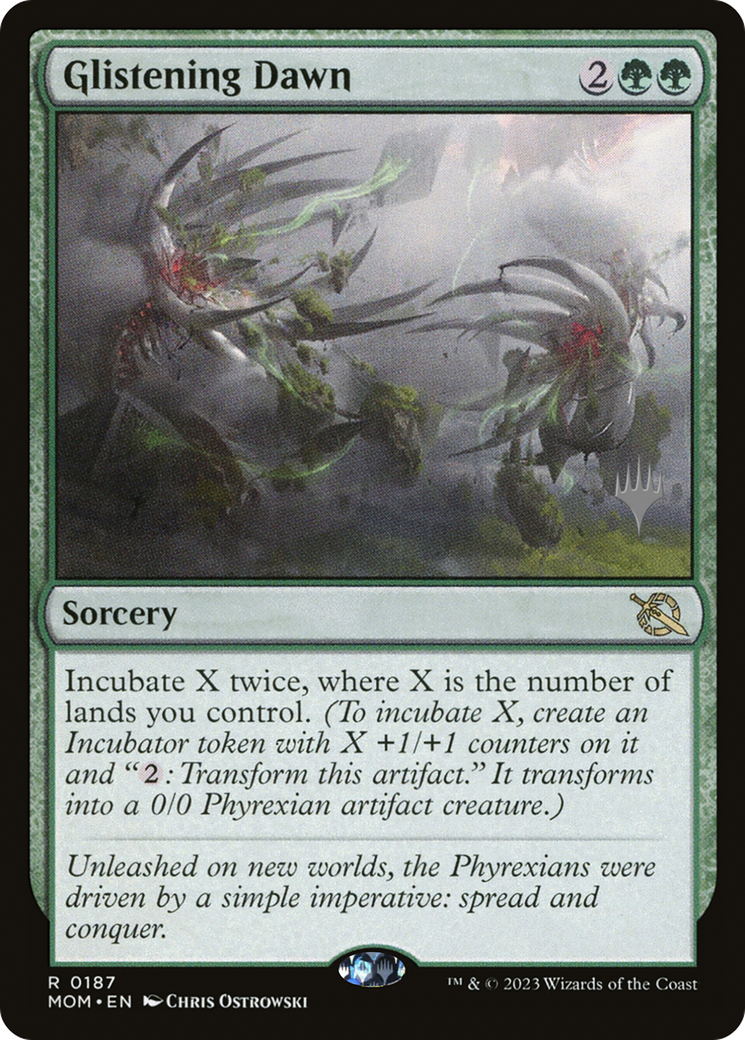 Glistening Dawn (Promo Pack) [March of the Machine Promos] | Exor Games Truro
