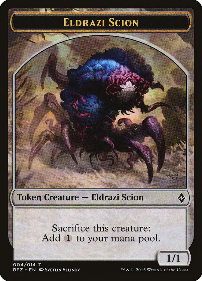 Eldrazi Scion Token (004/014) [Battle for Zendikar Tokens] | Exor Games Truro