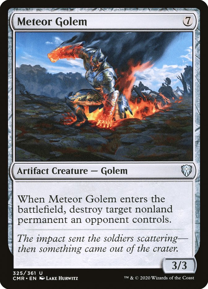 Meteor Golem (325) [Commander Legends] | Exor Games Truro