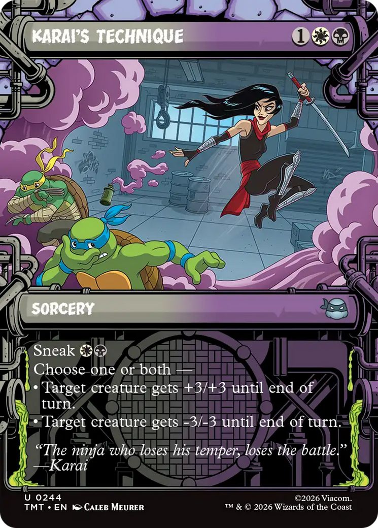 Karai's Technique (Showcase) [Teenage Mutant Ninja Turtles] | Exor Games Truro
